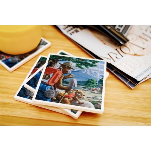 Vintage poster coasters - Picture 2 of 2